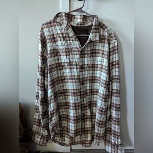 PrAna flannel men's large